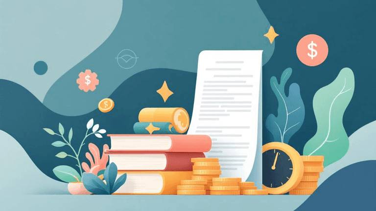A professional blog header illustration for an article about Bookkeeping. Context: You already know the feeling. It's the ...