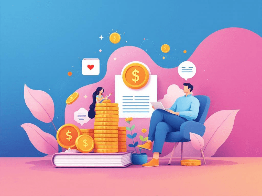 A professional abstract illustration representing the concept of Mixing personal and business finances is one of the most ...