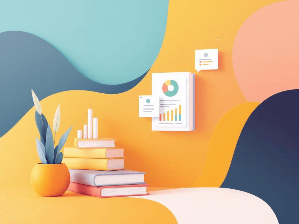 A professional abstract illustration representing the concept of The QuickBooks Automation Features Worth Actually Using i...