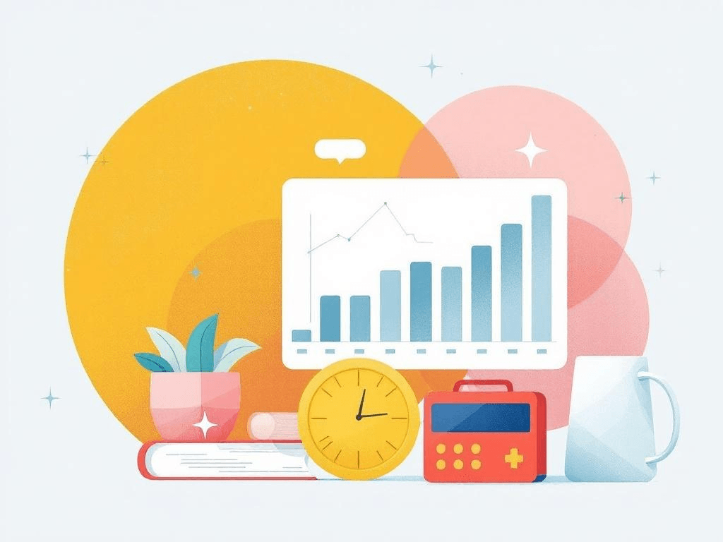 A professional abstract illustration representing the concept of The Profit & Loss Report: Read the Middle, Not Just t...